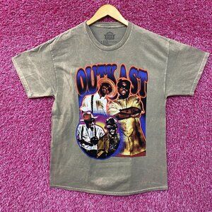 OutKast Andre 3000 Big Boi Rap Duo Biege Tee Large